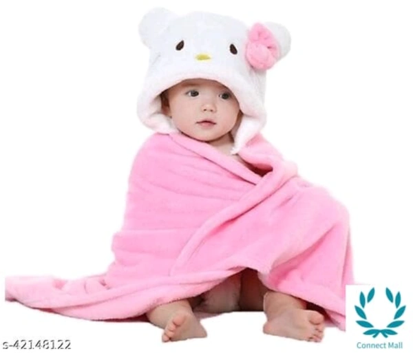New Born Baby  Combo Pack  Hooded Wearale Wrapper And Baby Bath towel - LXHXB:(78 X2X82) CM, Multipack of:2